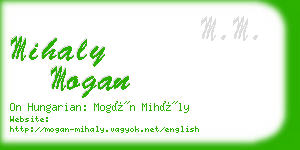 mihaly mogan business card